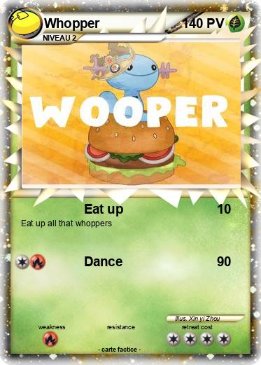 Pokemon Whopper