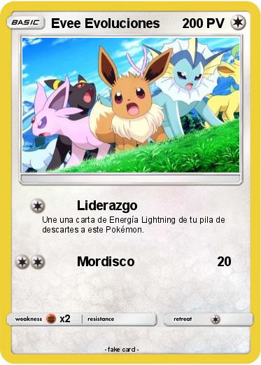Pokemon Evee Evoluciones
