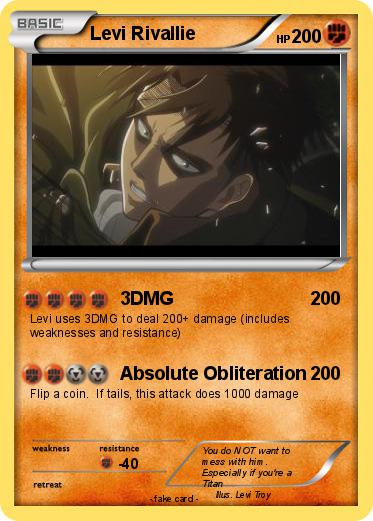 Pokemon Levi Rivallie