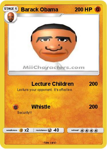 Pokemon Barack Obama