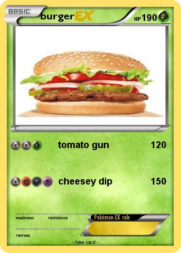 Pokemon burger