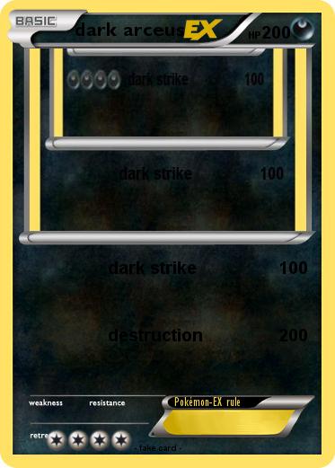 Pokemon dark arceus