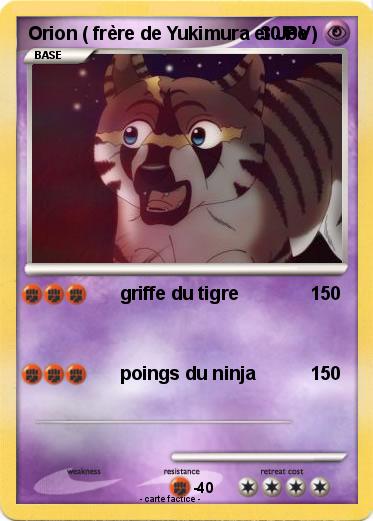 Pokemon Orion ( frère de Yukimura et Joe )