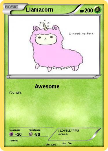 Pokemon Llamacorn