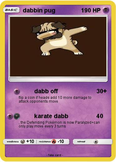 Pokemon dabbin pug