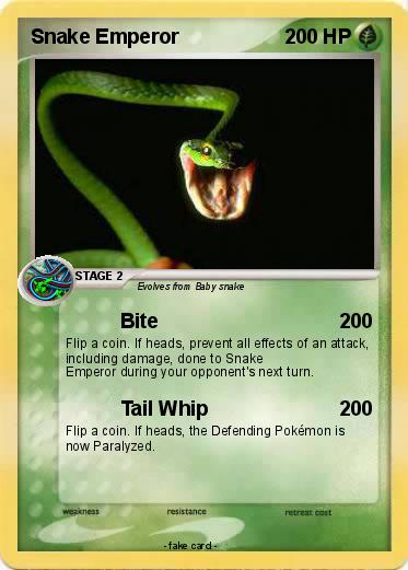 Pokemon Snake Emperor