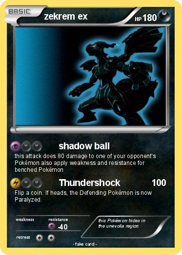 Pokemon zekrem ex