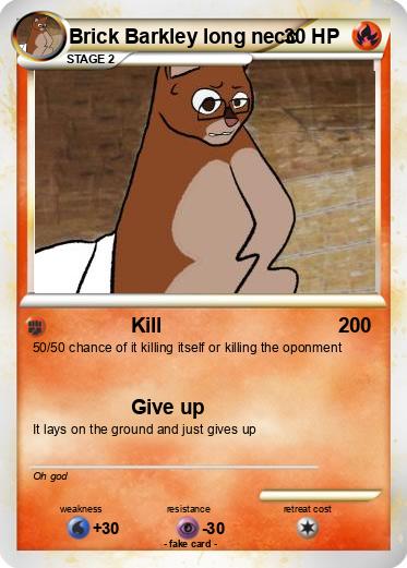 Pokemon Brick Barkley long necc