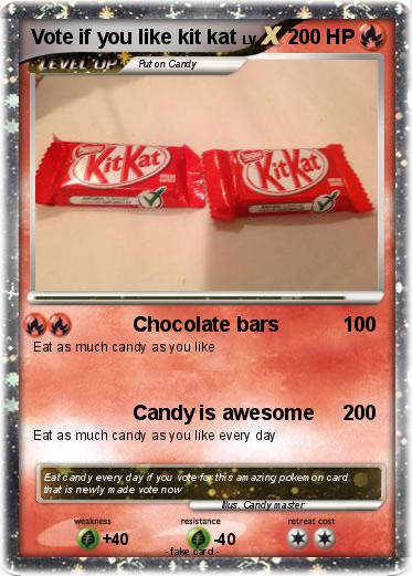 Pokemon Vote if you like kit kat