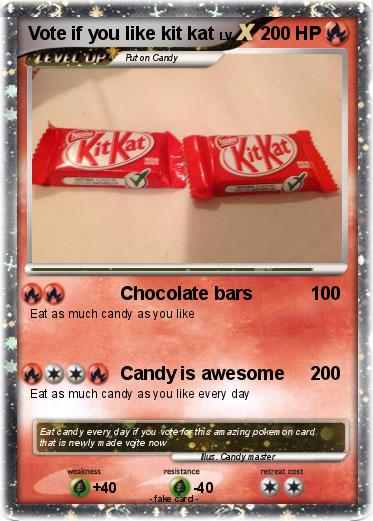 Pokemon Vote if you like kit kat