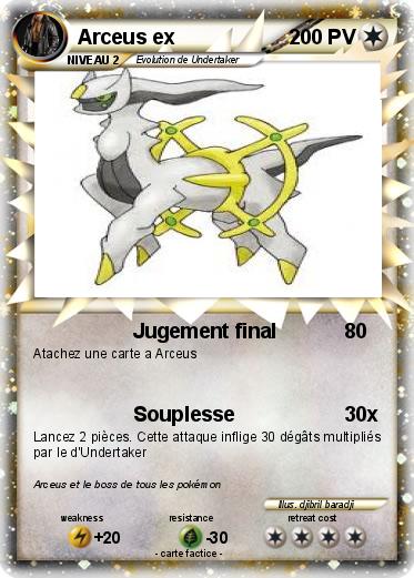 Pokemon Arceus ex