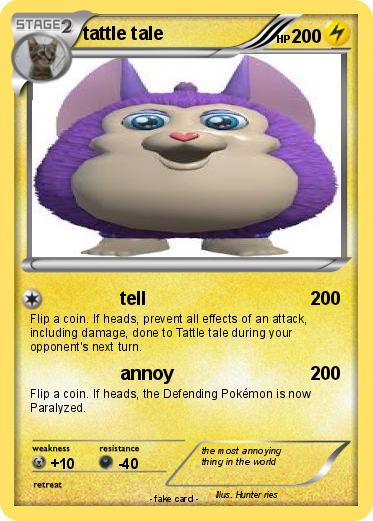 Pokemon tattle tale