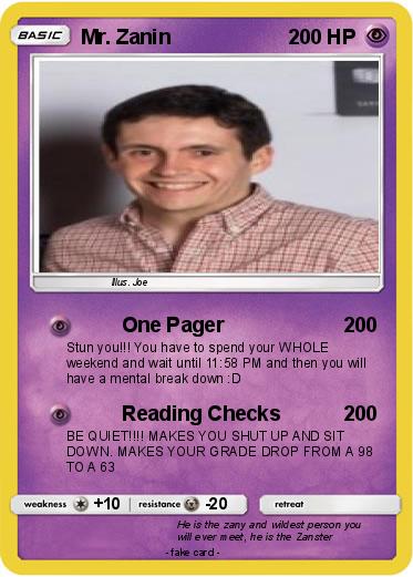 Pokemon Mr. Zanin