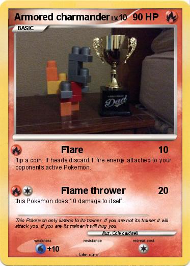 Pokemon Armored charmander