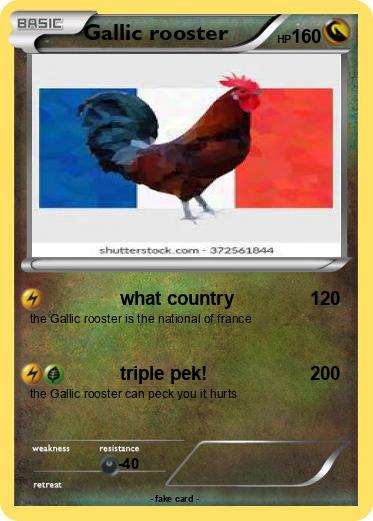 Pokemon Gallic rooster