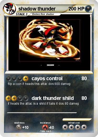 Pokemon shadow thunder