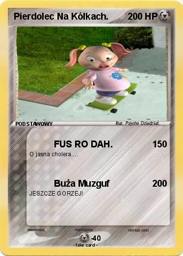 Pokemon Pierdolec Na Kółkach.