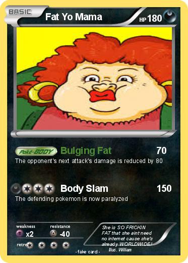 Pokemon Fat Yo Mama
