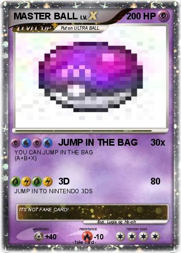 Pokemon MASTER BALL