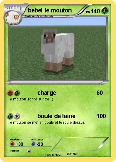 Pokemon bebel le mouton