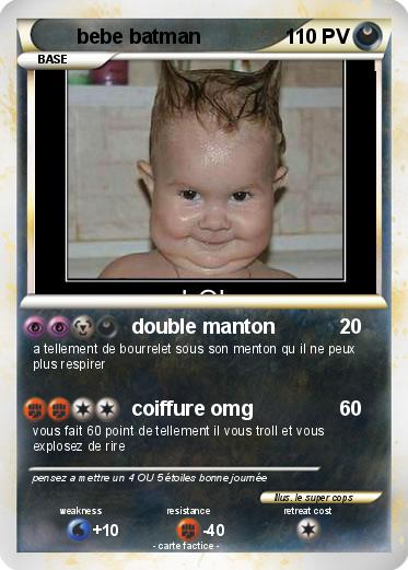 Pokemon bebe batman