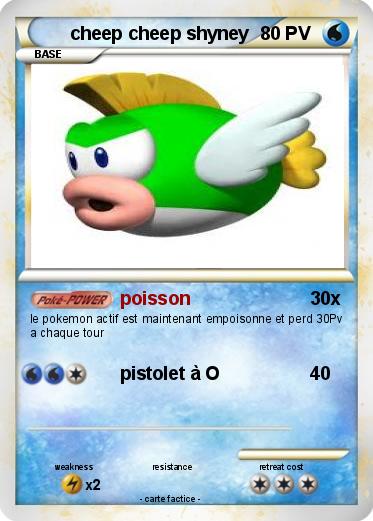 Pokemon cheep cheep shyney