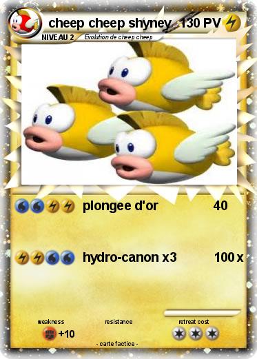 Pokemon cheep cheep shyney