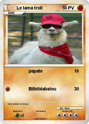 Pokemon Le lama troll
