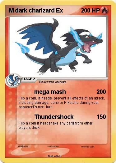 Pokemon M dark charizard Ex