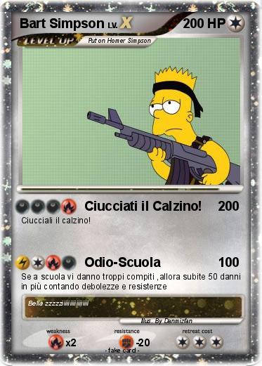 Pokemon Bart Simpson