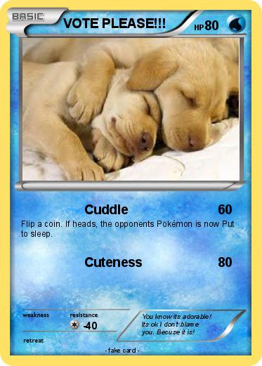 Pokemon VOTE PLEASE!!!