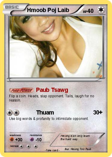 Pokemon Hmoob Poj Laib