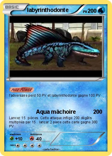Pokemon labyrinthodonte