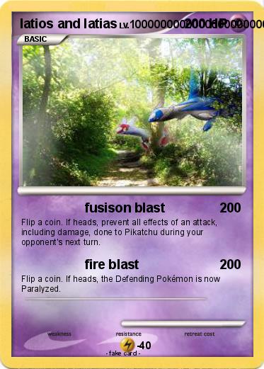 Pokemon latios and latias