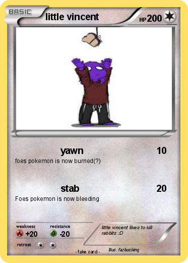 Pokemon little vincent