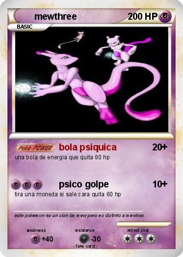 Pokemon mewthree