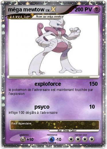 Pokemon méga mewtow