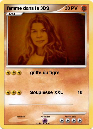 Pokemon femme dans la 3DS