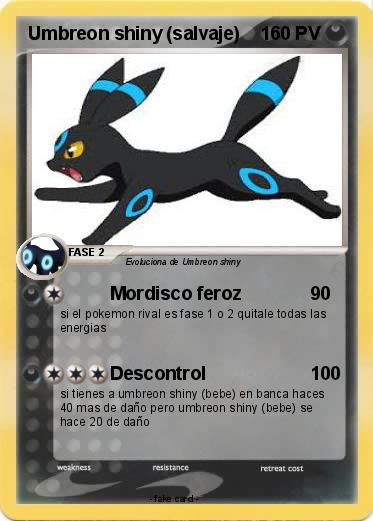 Pokemon Umbreon shiny (salvaje)