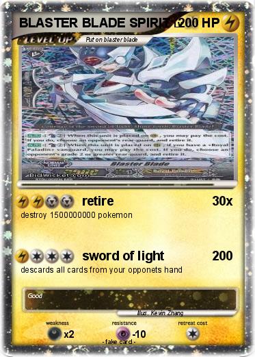 Pokemon BLASTER BLADE SPIRIT