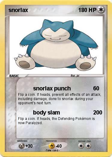 Pokemon snorlax