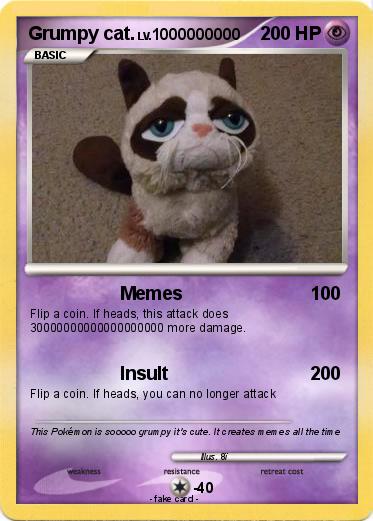 Pokemon Grumpy cat.