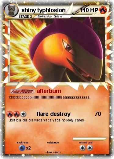 Pokemon shiny typhlosion