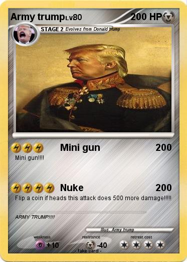 Pokemon Army trump