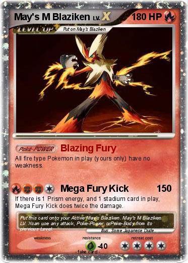 Pokemon May's M Blaziken