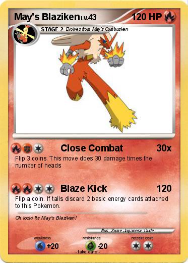 Pokemon May's Blaziken
