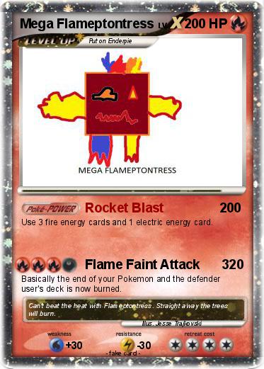 Pokemon Mega Flameptontress