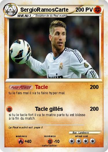 Pokemon SergioRamosCarte