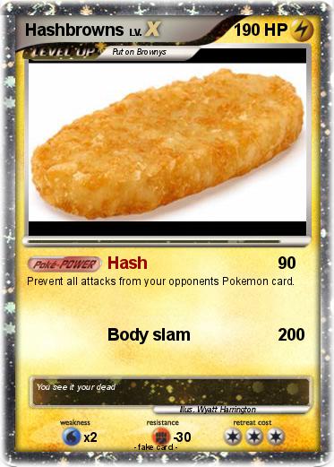 Pokemon Hashbrowns