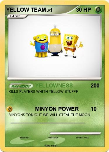 Pokemon YELLOW TEAM